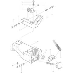 Makita 2106 - Portable Band Saw - Power Tool 02 Diagram