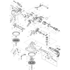 Makita 2107F - Portable Band Saw - Power Tool Diagram