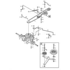 2125H - 2004 - 13-2716-94 - Mountfield Front Mower Transmission Diagram