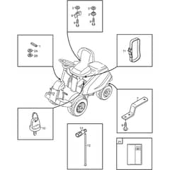 2125H - 2005 - 13-2716-95 - Mountfield Front Mower Assembly Parts Diagram