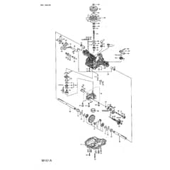 2125H - 2005 - 13-2716-95 - Mountfield Front Mower Kanzaki Transaxle K46Ag Diagram