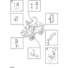 2125H - 2007 - 13-2716-97 - Mountfield Front Mower Assembly Parts Diagram