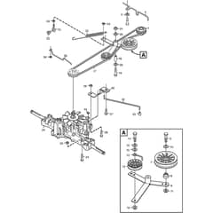 2135H - 2009 - 13-2716-99 - Mountfield Front Mower Transmission Diagram
