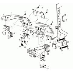 218 D - Bertolini Tiller Guards Diagram