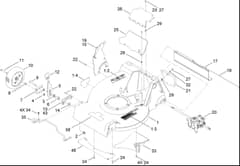 Hayter 21 Inch Heavy Duty - 455E (455E290000001 - 455E290999999) - Housing Component Assembly