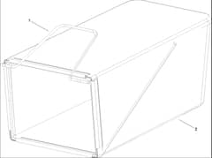 Hayter 21 Inch Heavy Duty - 455E (455E280000001 - 455E280999999) - Grass Bag Assembly No. 115-3815