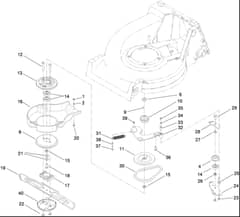 Hayter 21 Inch Heavy Duty - 455E (455E310000001 - 455E310999999) - Blade Brake Clutch Assembly