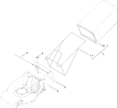 Hayter 21 Inch Heavy Duty - 455E (455E310000001 - 455E310999999) - Grass Bag Assembly