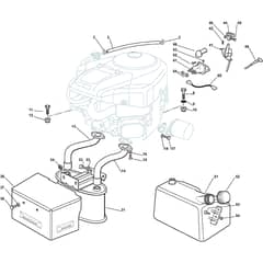 2240H - 2013 - 2T0980273/MFR - Mountfield Ride On Mower B&S Engine Diagram