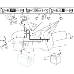 2248H - 2005 - 13-2662-15 - Mountfield Ride On Mower Electric Equipment Diagram