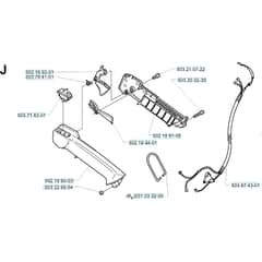 Husqvarna 225 B - 2001-Current - Handle / Controls