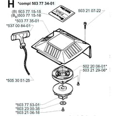 Husqvarna 225 B - 2001-Current - Starter