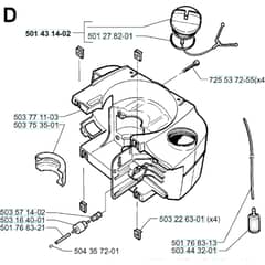 Husqvarna 225 BV - 1996-1997 - Crankcase
