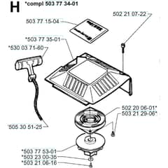 Husqvarna 225 BV - 1996-1997 - Starter