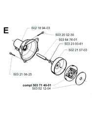 Husqvarna 225 E - Clutch