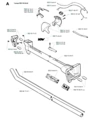 Husqvarna 225 E - Shaft & Handle