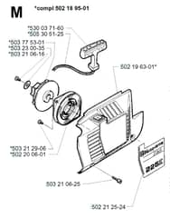 Husqvarna 225 E - Starter