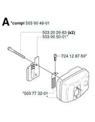 Husqvarna 225H75 - Muffler