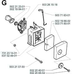 Husqvarna 225 HBV - 2000-Current - Carburetor / Air Filter