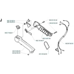 Husqvarna 225 HBV - 2000-Current - Handle / Controls