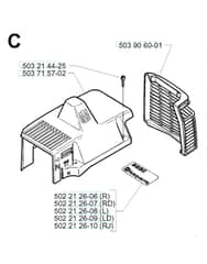 Husqvarna 225R - 1997-2000 - Cylinder Cover