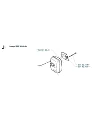 Husqvarna 225R - 1997-2000 - Muffler