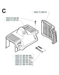 Husqvarna 225RD - 1996-1997 - Cylinder Cover