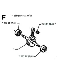 Husqvarna 225RJ - 1994-1996 - Crankshaft