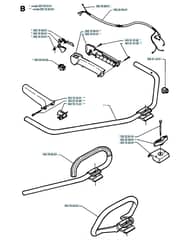 Husqvarna 225RJ - 1994-1996 - Handle & Controls