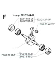 Husqvarna 225RJ - 1996-1997 - Crankshaft