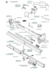 Husqvarna 225RJ - 1996-1997 - Shaft & Handle