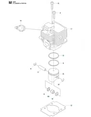 Husqvarna 226R - Cylinder Piston
