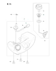 Husqvarna 226R - Fuel Tank