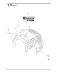 Husqvarna 226RJ - Cylinder Cover