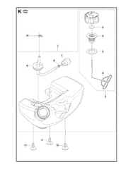 Husqvarna 226RJ - Fuel Tank