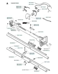 Husqvarna 227R - 1999-2000 - Shaft & Handle