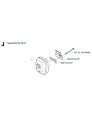 Husqvarna 227R - 2000-2002 - Muffler