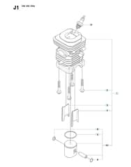 Husqvarna 230 - 2009-4 - Cylinder Piston