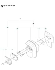 Husqvarna 230 - 2009-4 - Muffler