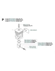 Husqvarna 232 L - Cylinder Piston