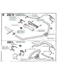 Husqvarna 232R - 1995-1997 - Handle & Controls 2