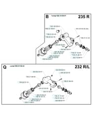Husqvarna 232R - 1997-1998 - Bevel Gear