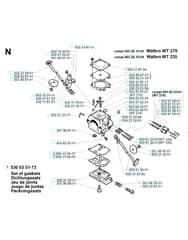 Husqvarna 232R - 1997-1998 - Carburetor Details