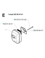 Husqvarna 232R - 1997-1998 - Muffler
