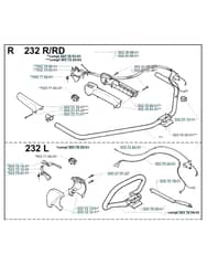 Husqvarna 232R - 1998-2000 - Handle & Controls 2