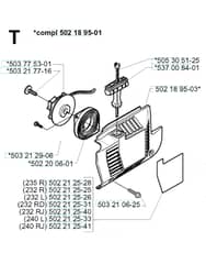Husqvarna 232R - 2000-2002 - Starter