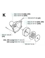Husqvarna 232R - 2002-2006 - Clutch