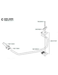 Husqvarna 232R - 2006-2014 - Handle
