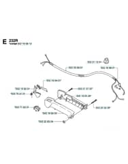Husqvarna 232R - 2006-2014 - Handle & Controls 2