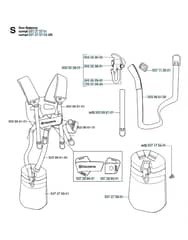 Husqvarna 232R - 2006-2014 - Harness